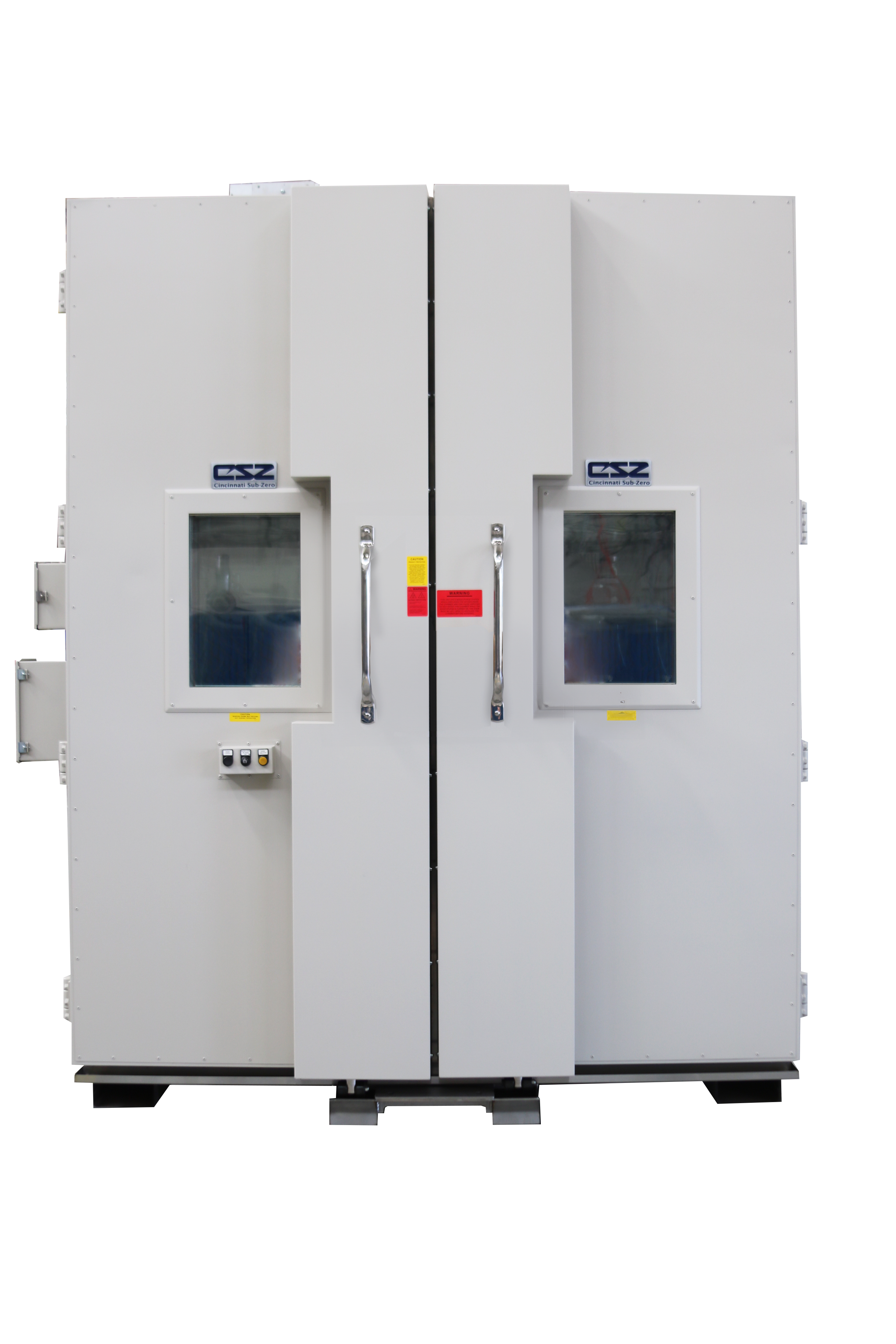 Custom walk-in environmental test chamber for lithium-ion battery testing in electric aircraft applications