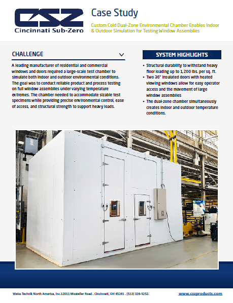 Dual-zone environmental chamber for window testing case study thumbnail
