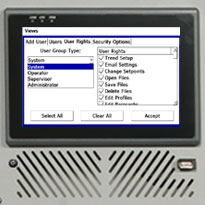 EZT-570i Security Screen